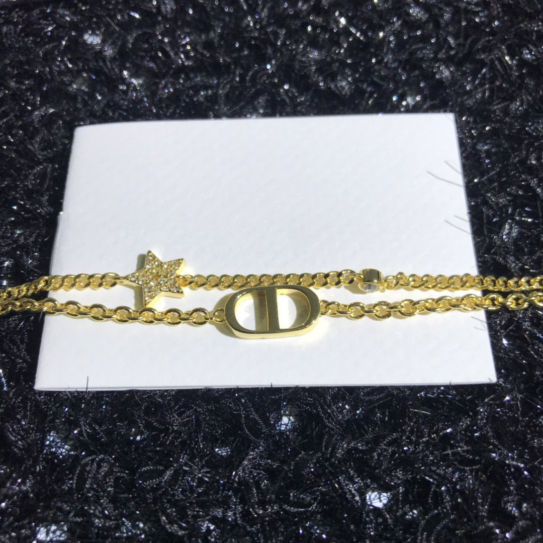 PETIT CD DOUBLE NECKLACE