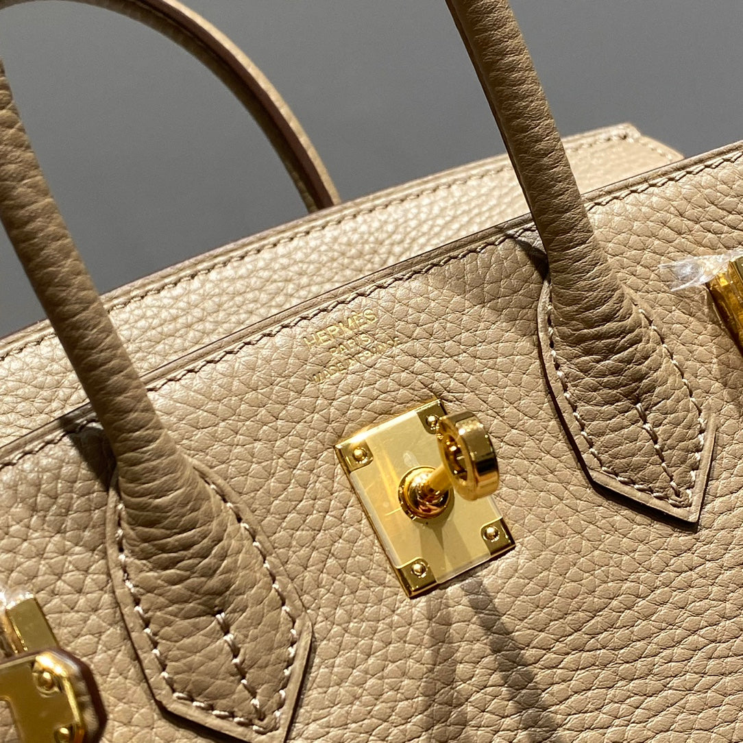 HM Birkin 20cm Gris Tourterelle Togo Leather Gold Hardware