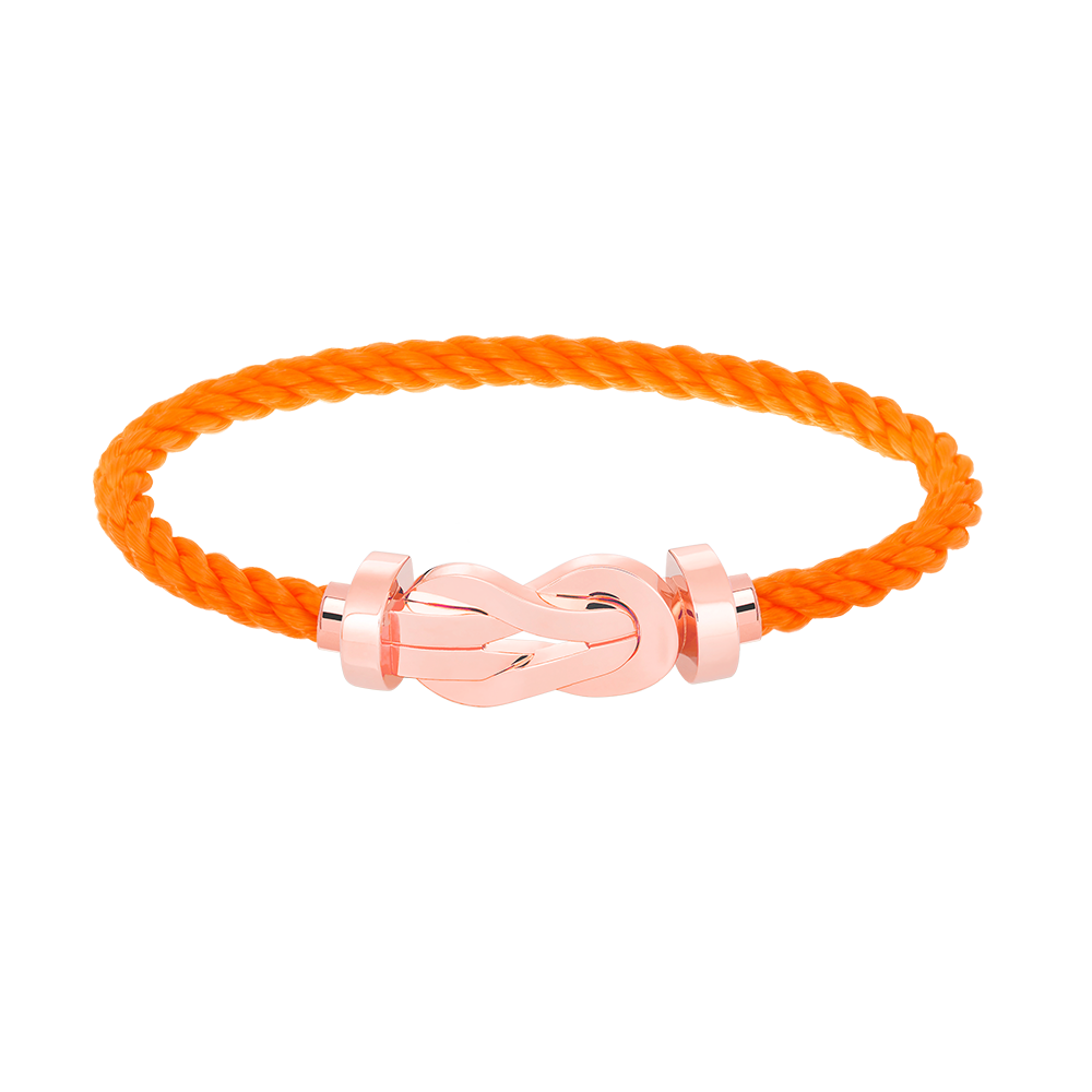 DIANA CHANCE LARGE 8 FIGURE BUCKLE NO DIAMOND BRACELET ROSE GOLD