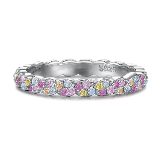 [HOT]Dainty Ebullient Round Cut Daily Ring