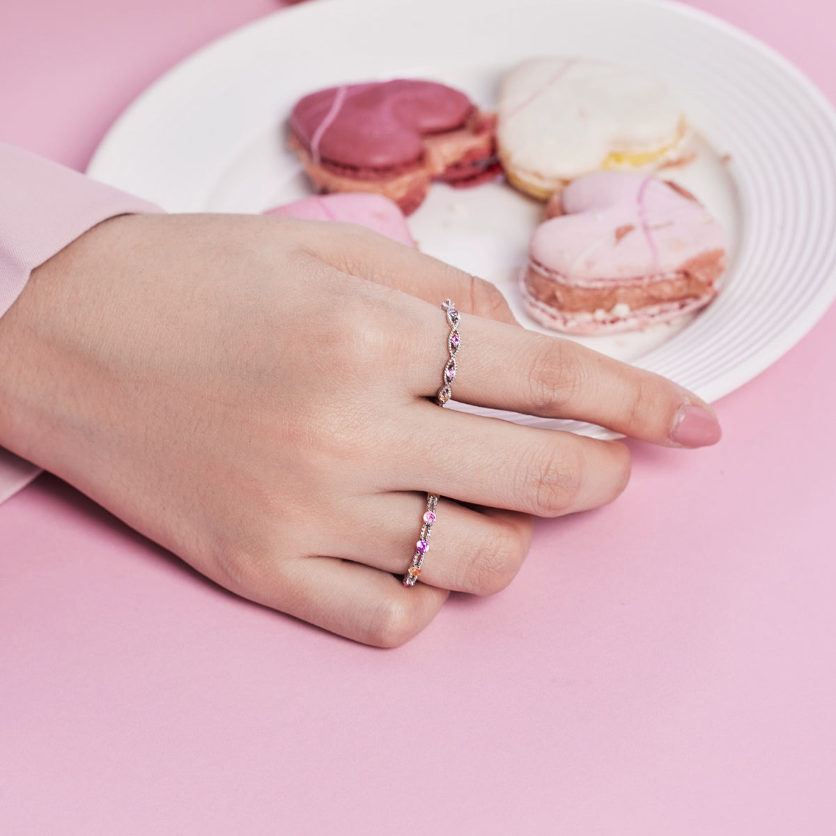 [HOT] Bague quotidienne élégante et énergique à coupe ronde