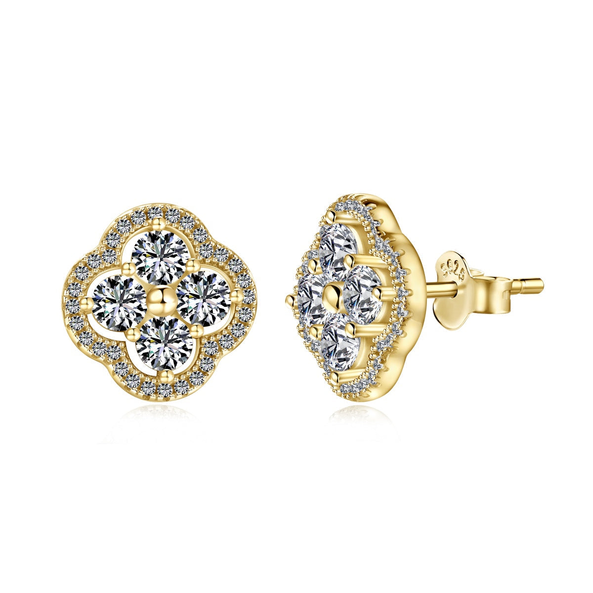 [HOT]Four-Leaf Clover Exquisite Earrings