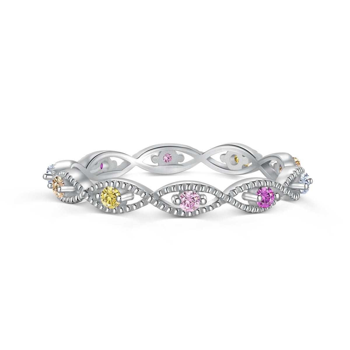 [HOT] Bague quotidienne élégante et énergique à coupe ronde