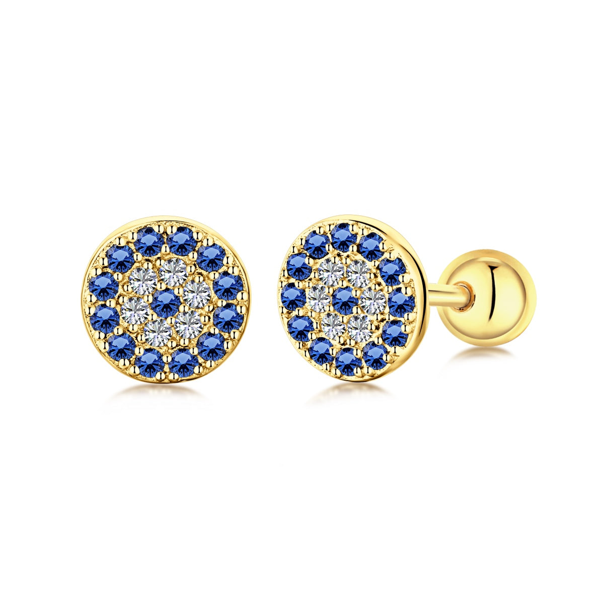 [HOT]Devil's Eye Ear Bone Nail Earrings