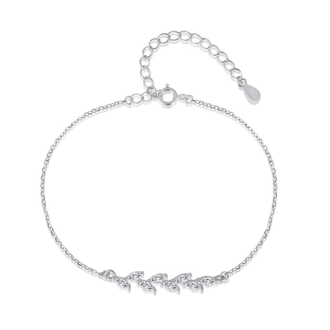 [HOT]Elegant Wheat Leaves Shape Bracelet