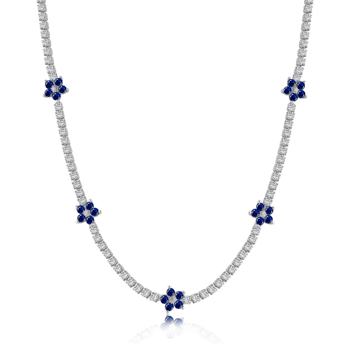 [HOT] Collier de tennis luxueux à fleurs colorées