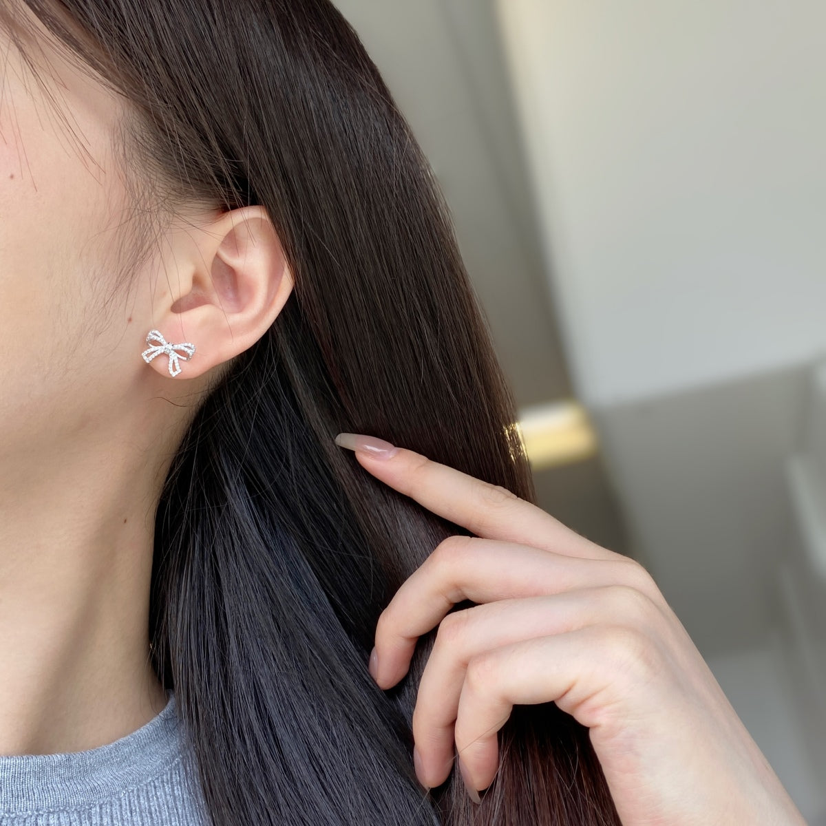 [HOT]Dainty Bow Shape Earrings