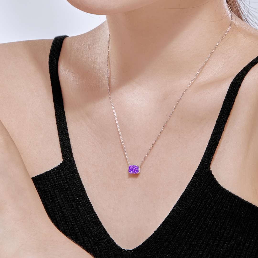[HOT]Luxurious Square Shape Colorful Necalack