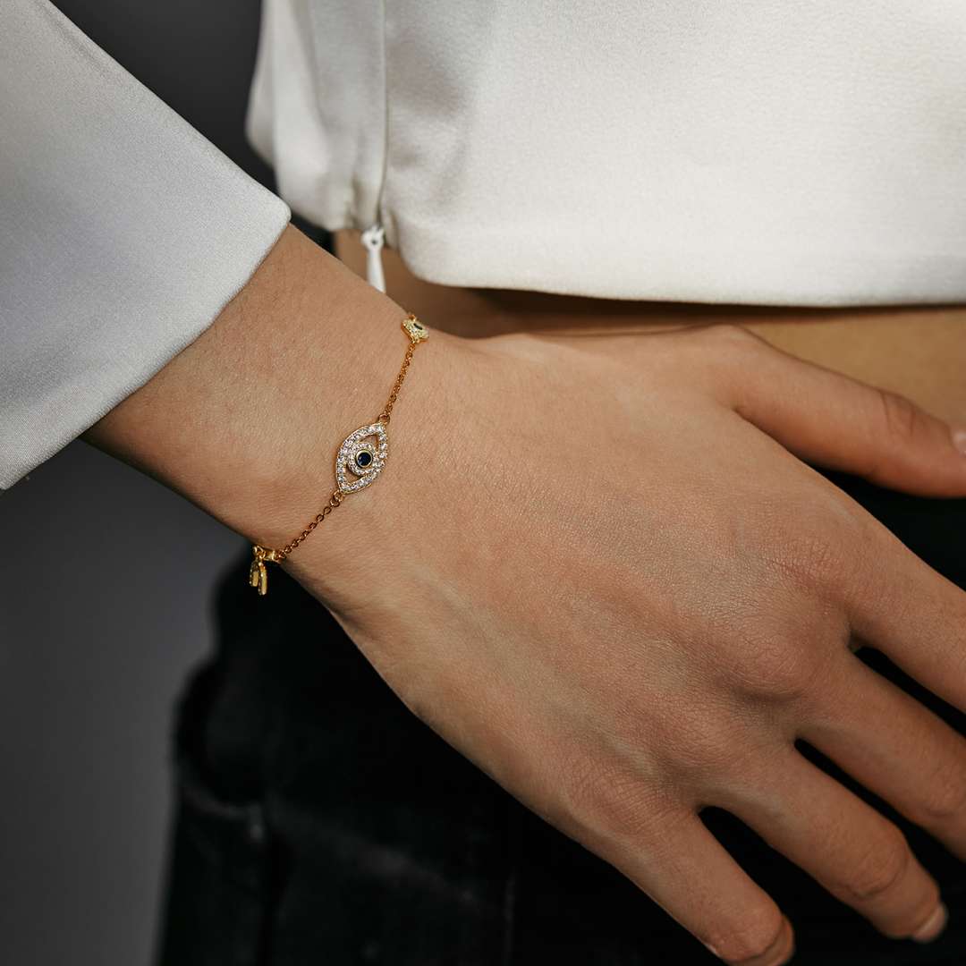 [HOT]Dainty Eye Shape Necklace