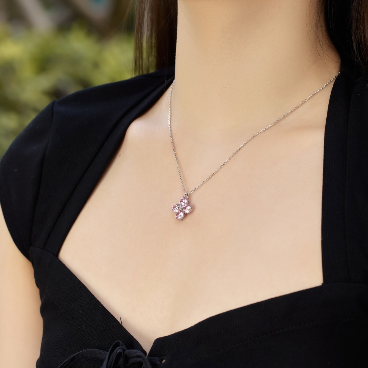 [HOT]Four-Leaf Clover And Eight-Pointed Star Necklace