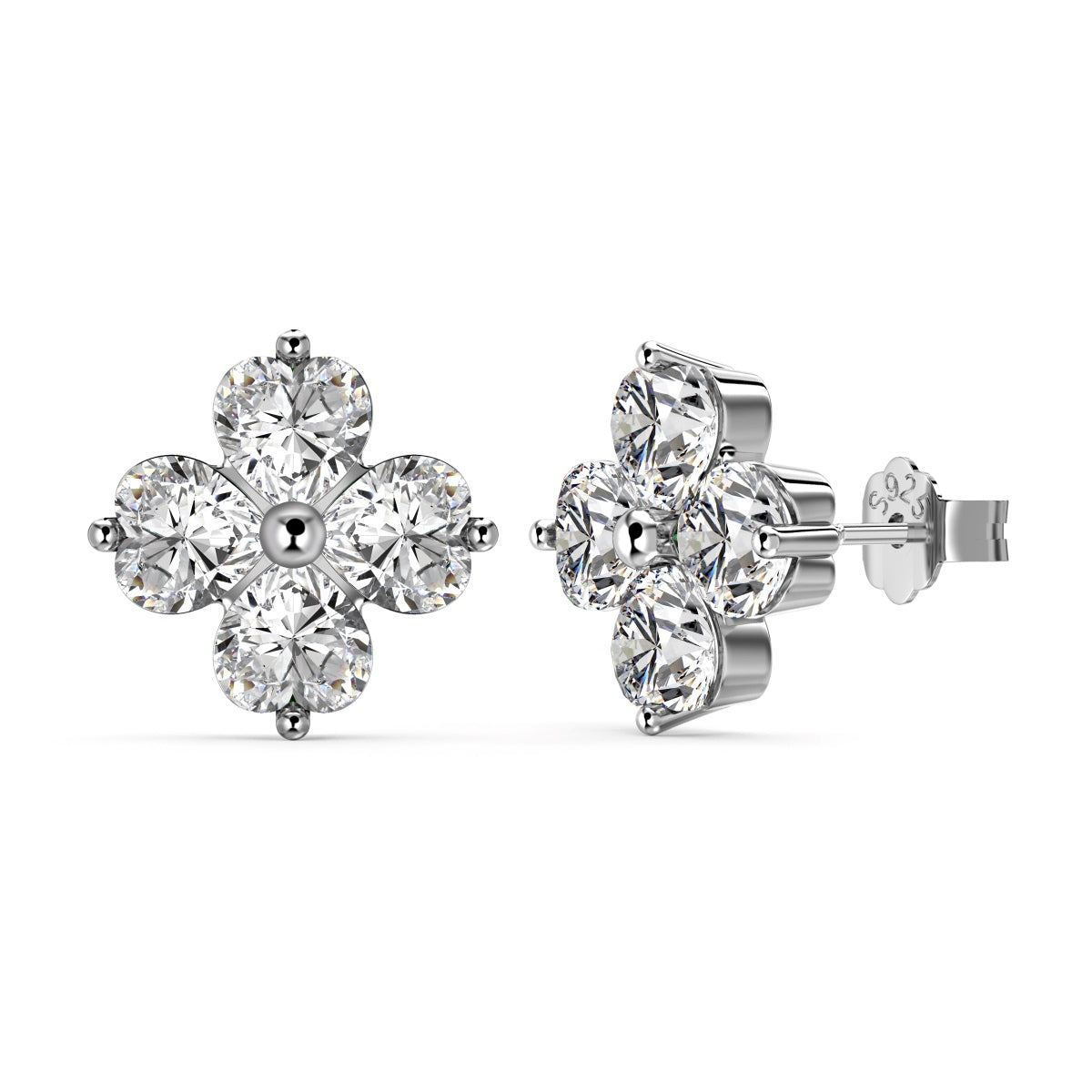 [HOT]Four-Leaf Clover Ball Earrings