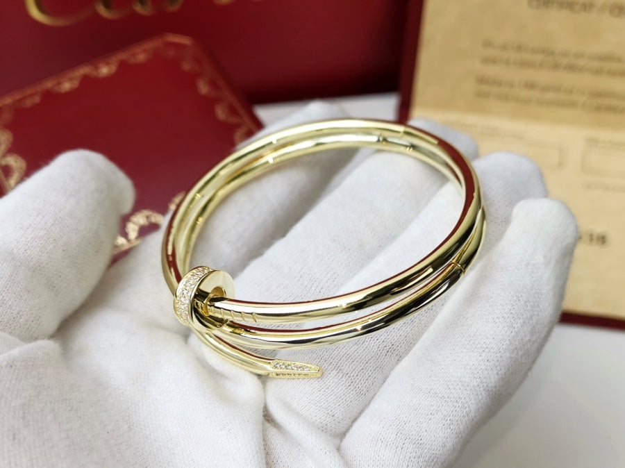 DIANA JUSTE BRACELET 3.5MM DOUBLE ROW DIAMOND