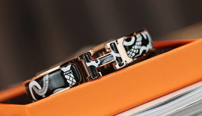 DIANA H TARTAN BRACELET 12MM