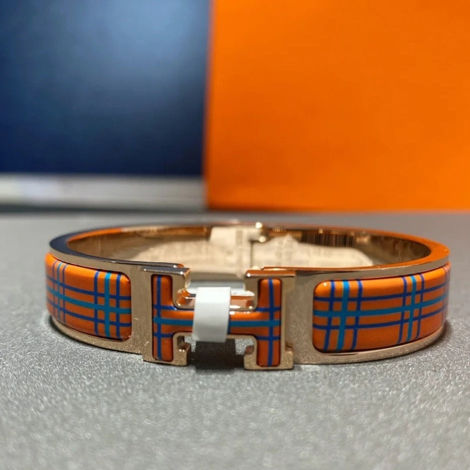 DIANA H TARTAN BRACELET 12MM