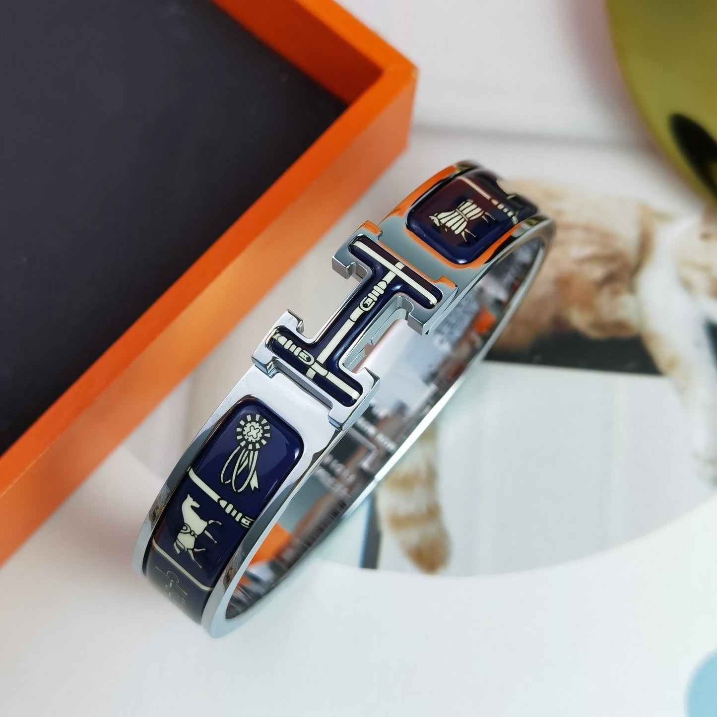DIANA H COUVERTURES DARK BLUE BRACELET