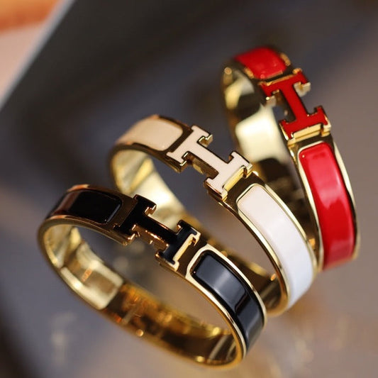 DIANA H BRACELET 12MM GOLD