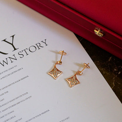 DIANA STAR DIAMONDS EARRINGS GOLD