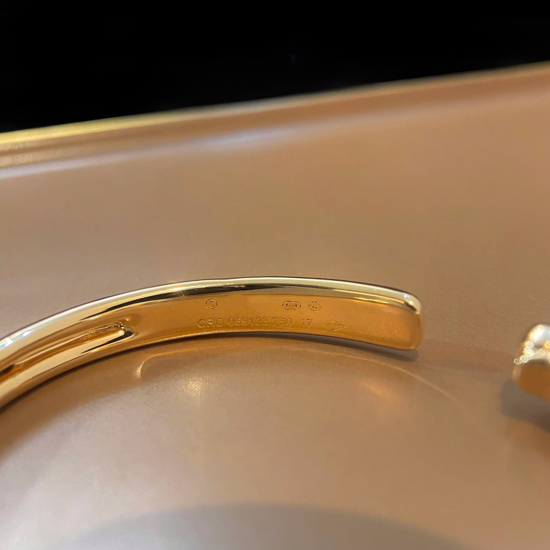 DIANA PANTHERE GOLD OPEN BRACELET