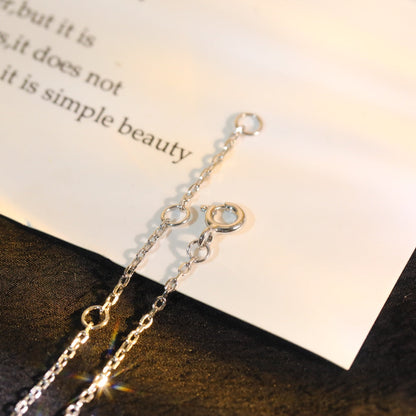 DIANA SUN MOTIF PINK MOP SILVER BRACELET