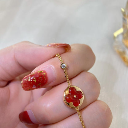 DIANA SUN PEDANT CARNELIAN BRACELET