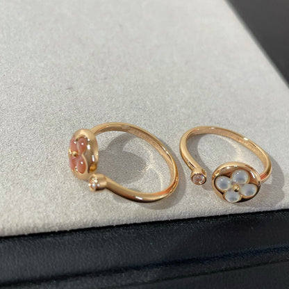 DIANA SUN 1 DIAMOND PINK MOP RING
