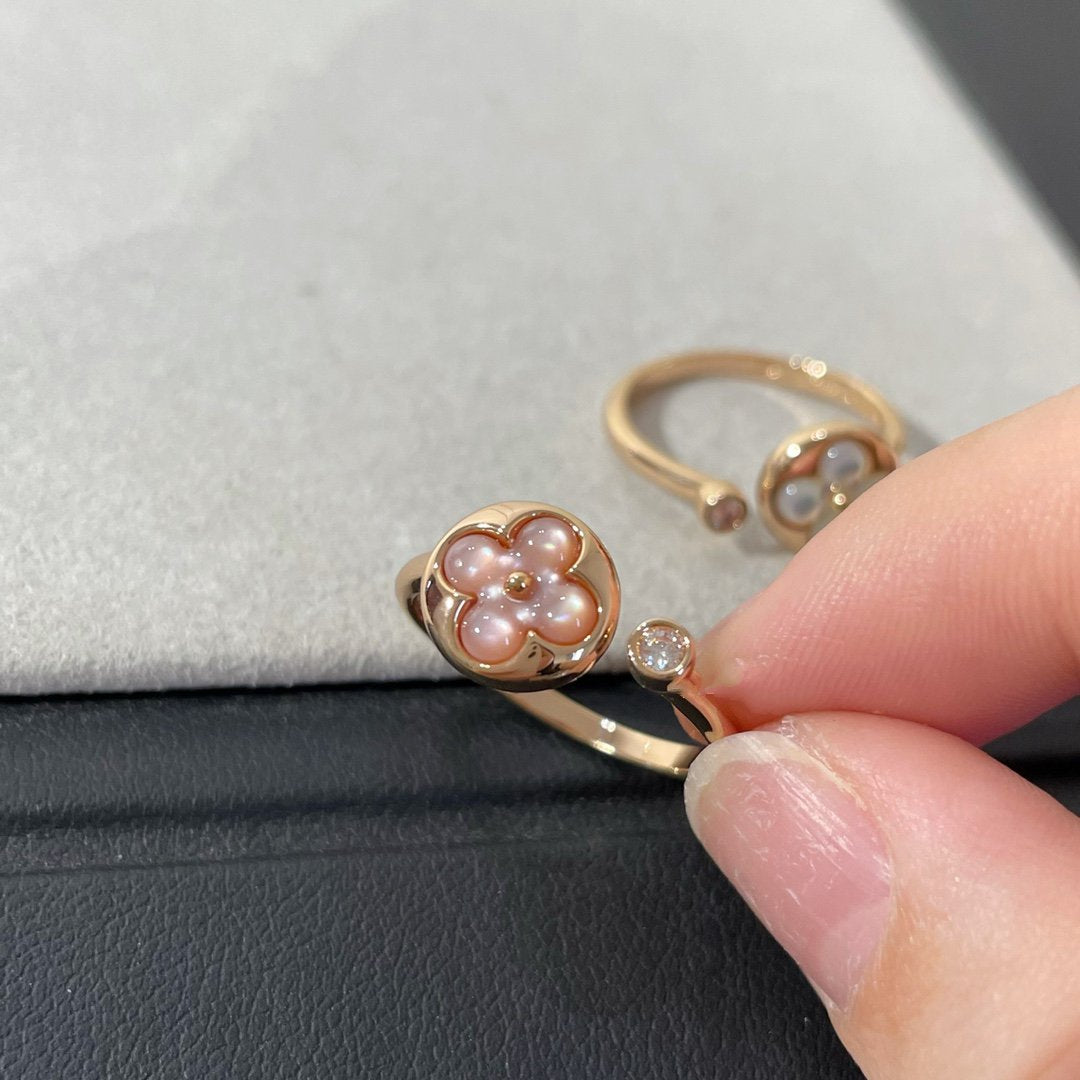 DIANA SUN 1 DIAMOND PINK MOP RING