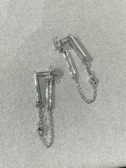 BOUCLES D'OREILLES DIANA CHAINE CHAOS DIAMOND DROP