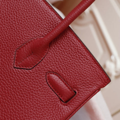 HM BIRKIN BAG 30 CRIMSON TOGO GOLD HARDWARE