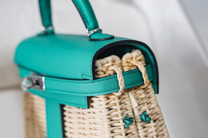 HM Kelly 20 Picnic Kelly Vert Verone Bamboo And Rattan