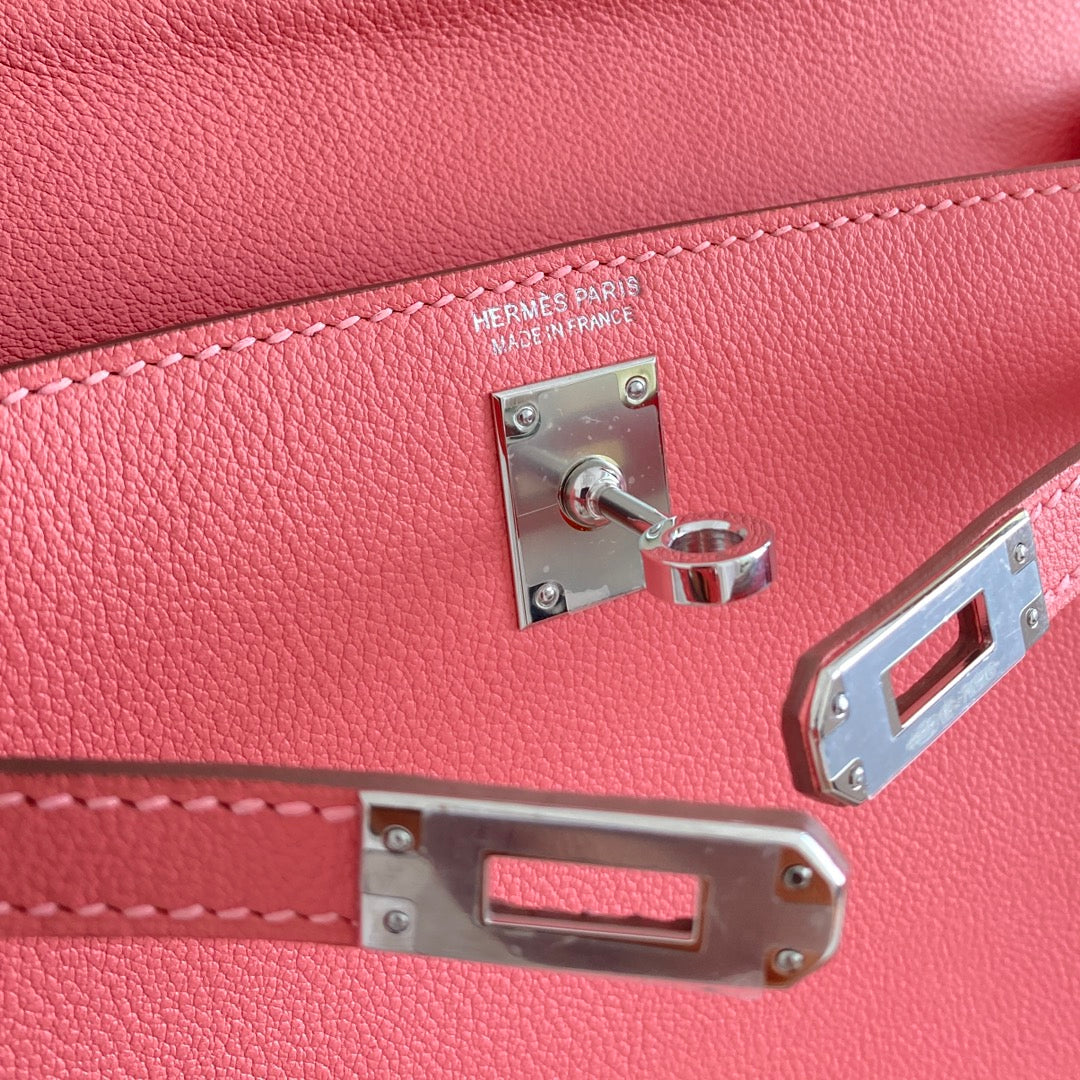 Kelly Danse II 22cm Pink Evercolor Leather Shw