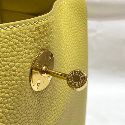HM LINDY 26 BAG LEMON TAURILLON CLEMENCE LEATHER