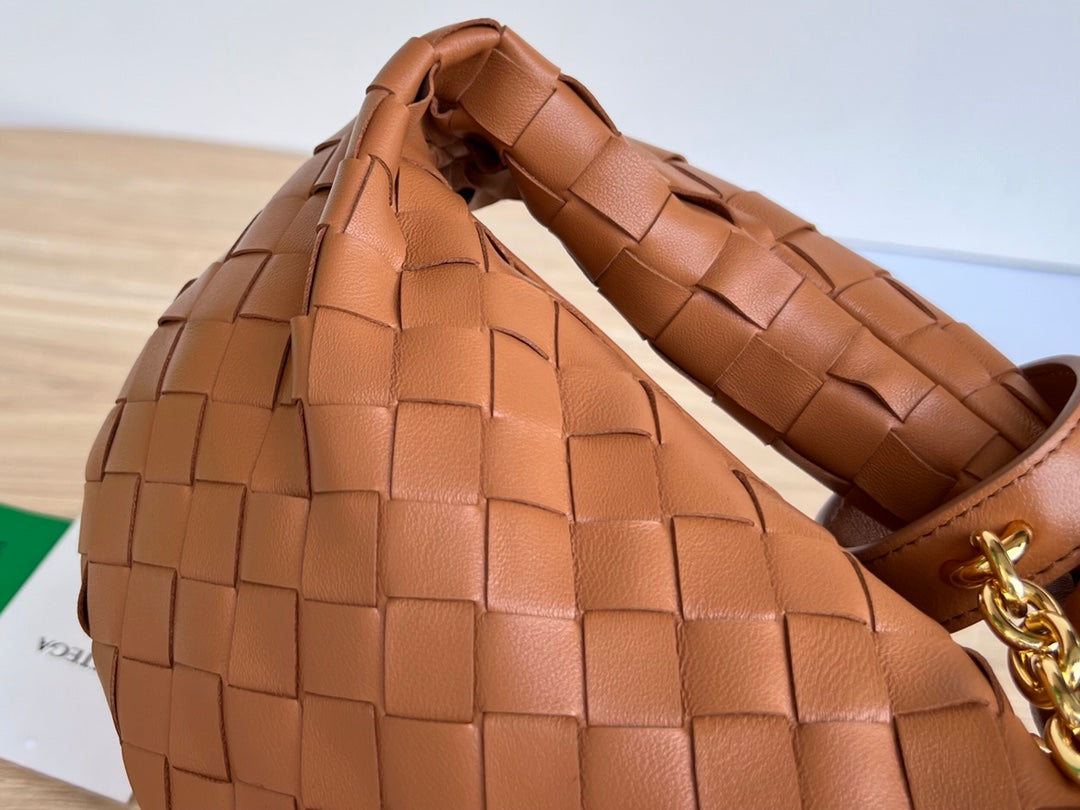 mini jodie 28 brown lambskin