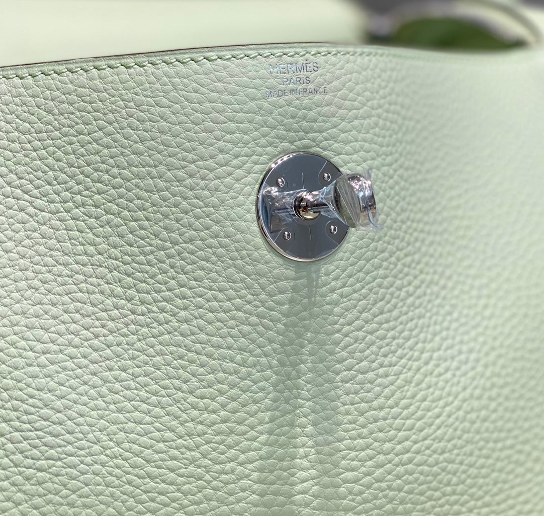 HM LINDY 30 BAG MINT TAURILLON CLEMENCE LEATHER