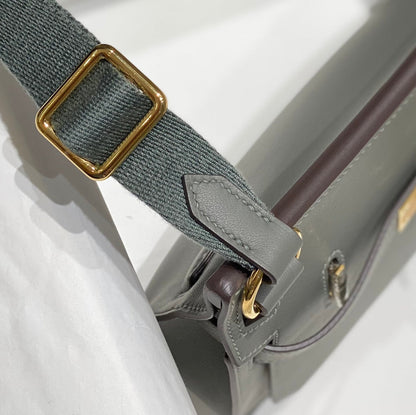 HM JYPSI¨¨RE MINI 23 SAGE CALFSKIN GOLD HARDWARE