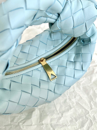 mini jodie 28 cloud blue lambskin