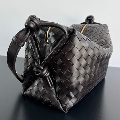 BV Loop Weekender 38cm Chocolate Calfskin