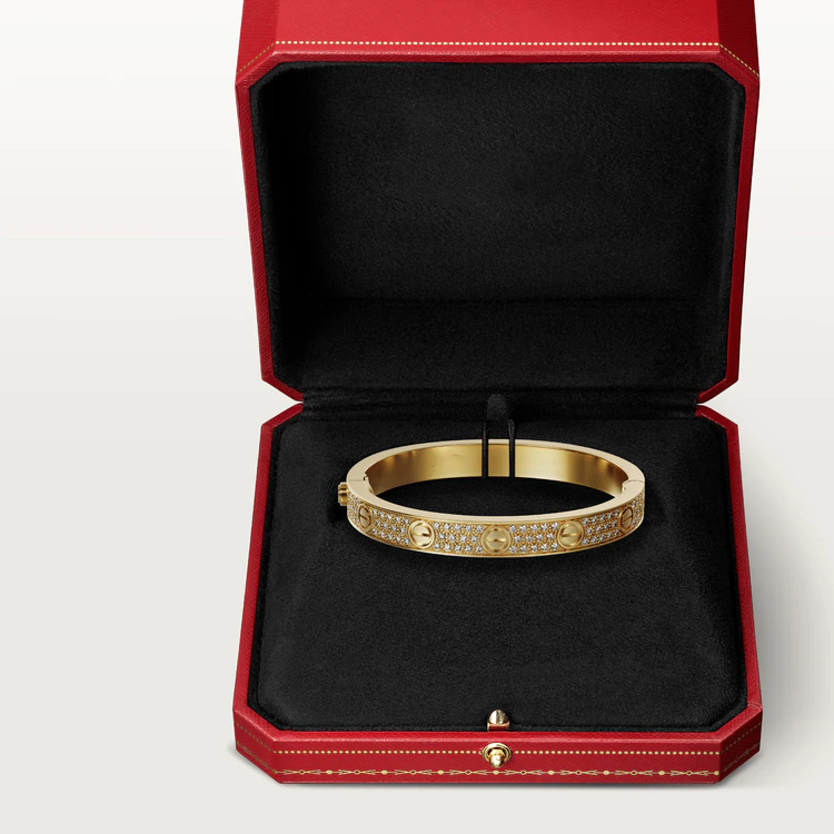 DIANA LOVE BRACELET 6.1MM DIAMOND-PAVED