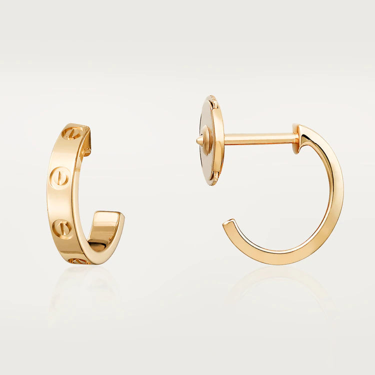 DIANA LOVE EARRINGS 2.65MM PINK GOLD