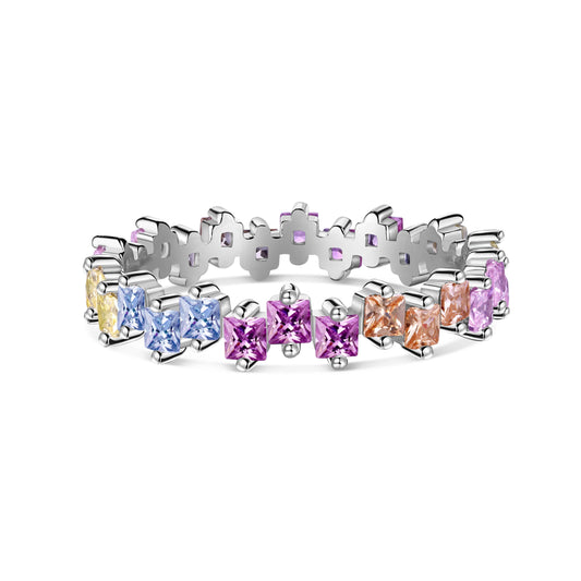 [HOT]Mixed Colorful Square Staggered Rings