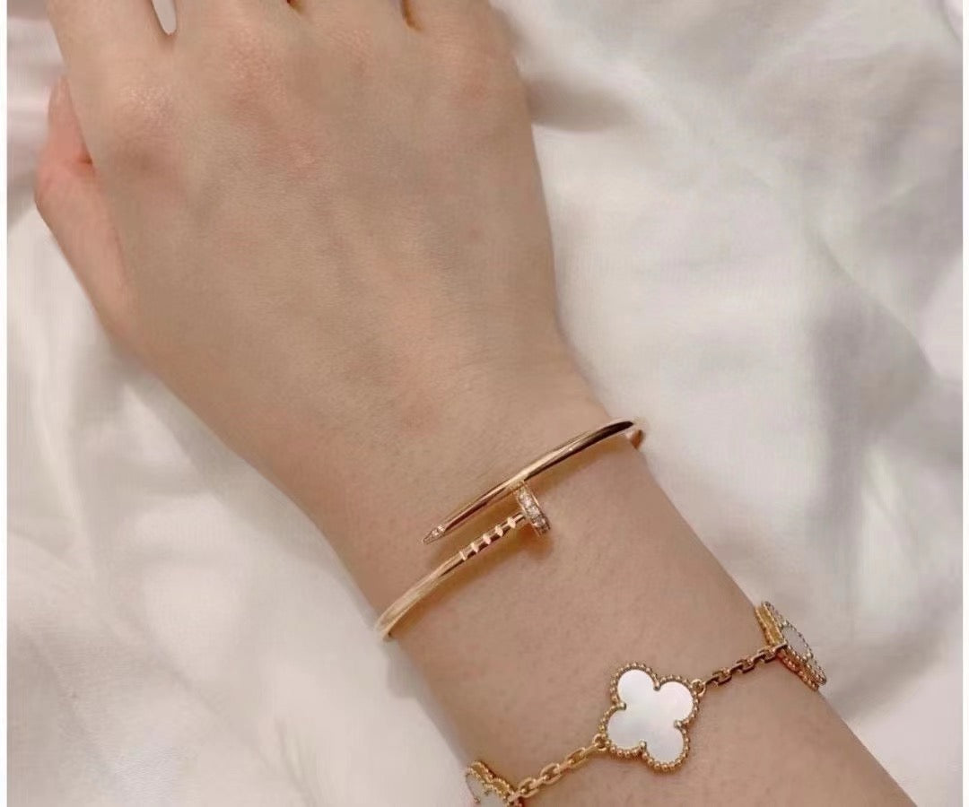 DIANA JUSTE BRACELET 2.5MM DIAMONDS