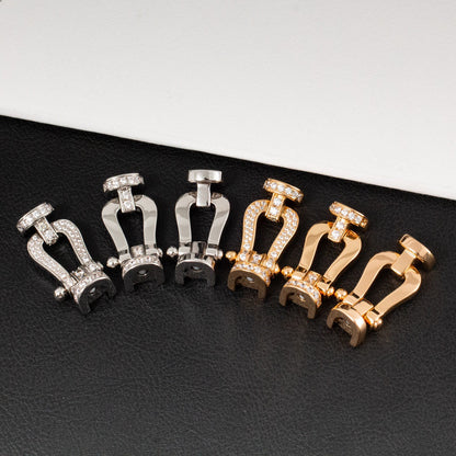 DIANA FORCE LARGE HORSESHOE NO DIAMOND BRACELET GOLD