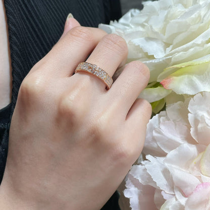 DIANA KELLY PINK GOLD DIAMOND RING