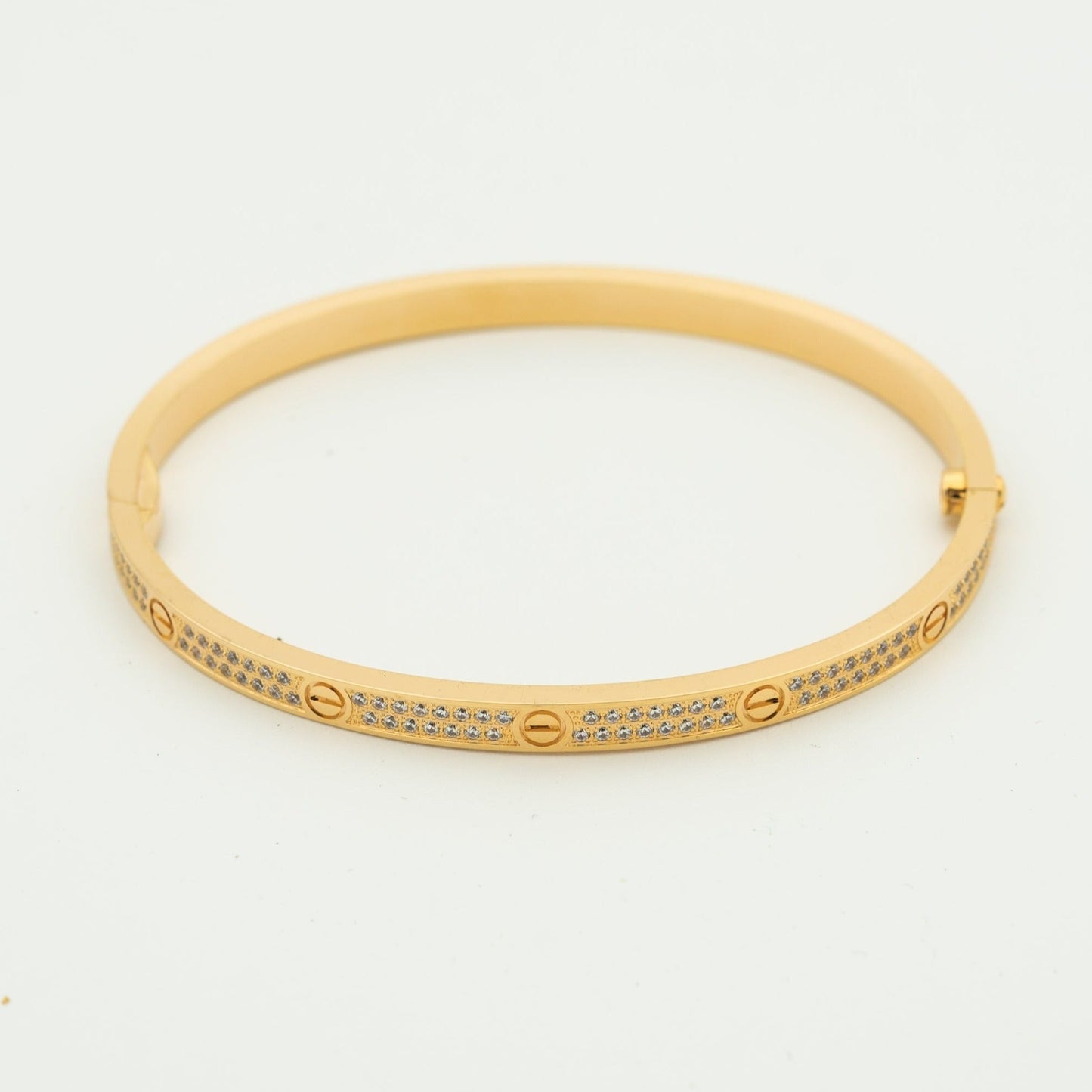 DIANA LOVE BRACELET 3.65MM DIAMOND-PAVED SILVER