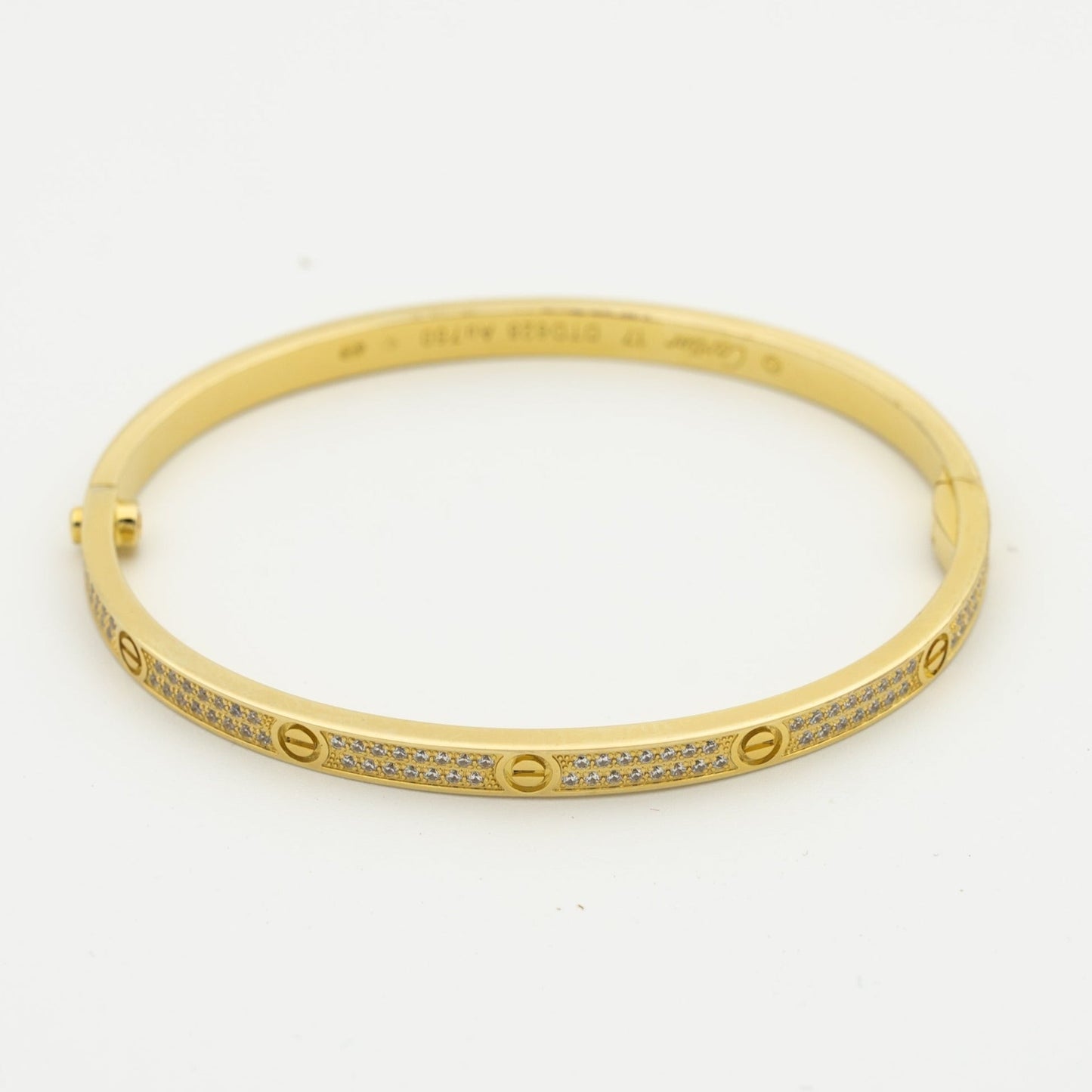 DIANA LOVE BRACELET 3.65MM DIAMOND-PAVED SILVER