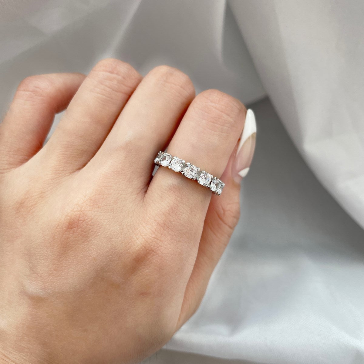 [HOT]Eternity Round Cut Tennis Ring