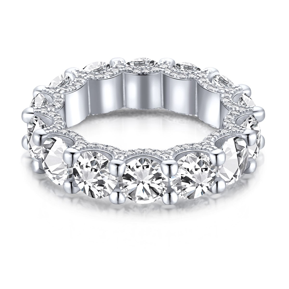 [HOT]Gorgeous Round Cut Tennis Ring