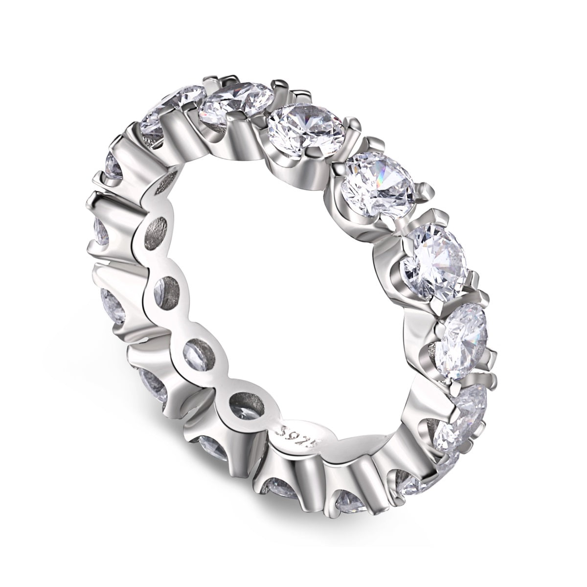 [HOT]Eternity Round Cut Tennis Ring