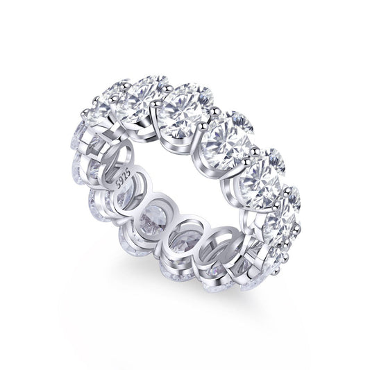 [HOT]Dainty Elongated Cushion Cut Tennis Ring
