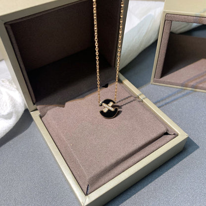 DIANA JEUX DE PINK GOLD DIAMOND NECKLACE