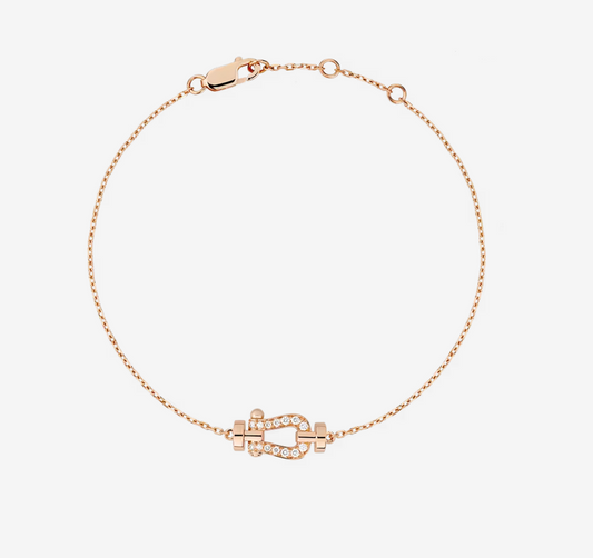 DIANA FORCE 10 FULL DIAMOND BUCKLE CHAIN LINK MINI MODEL